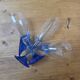 Service of 30 blue footed glasses.