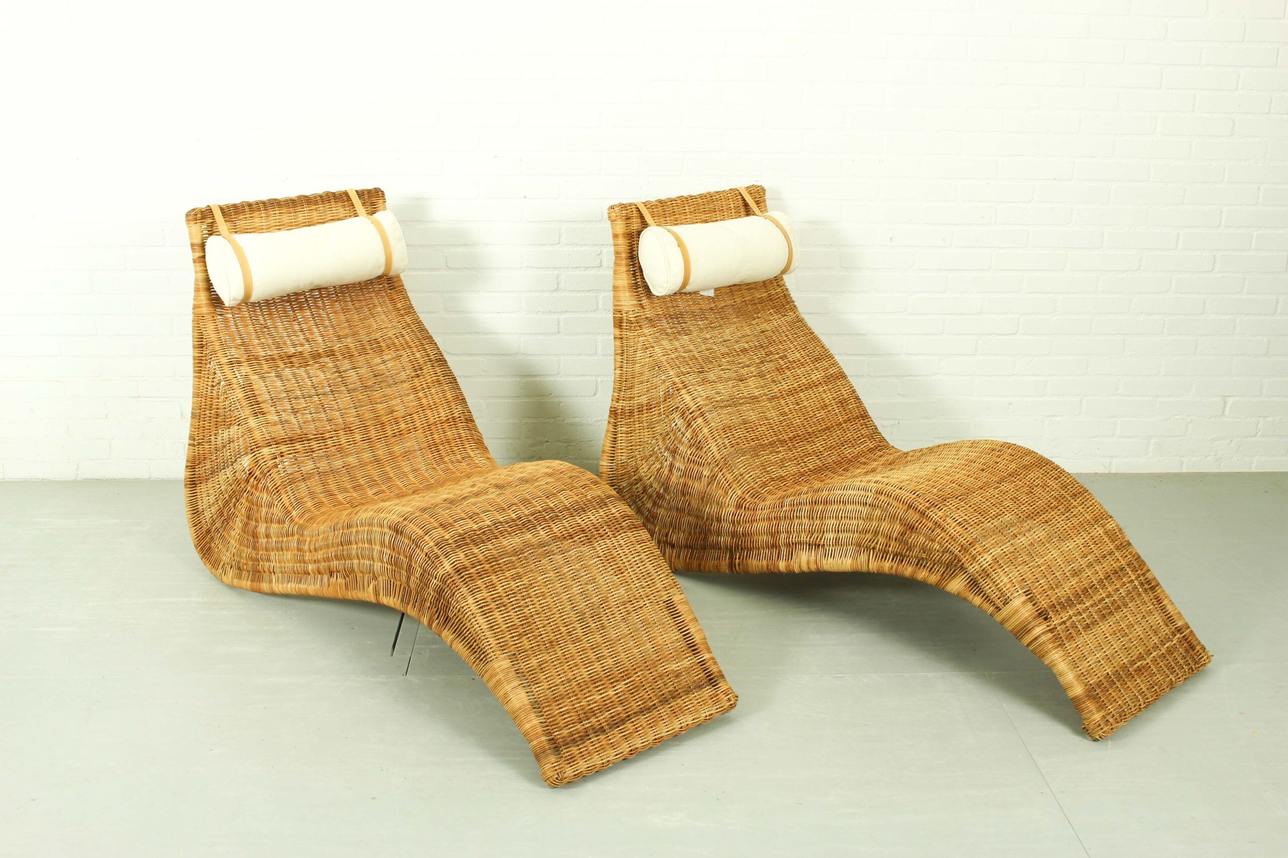 IKEA Karlskrona rattan lounge chairs by Karl Malvall