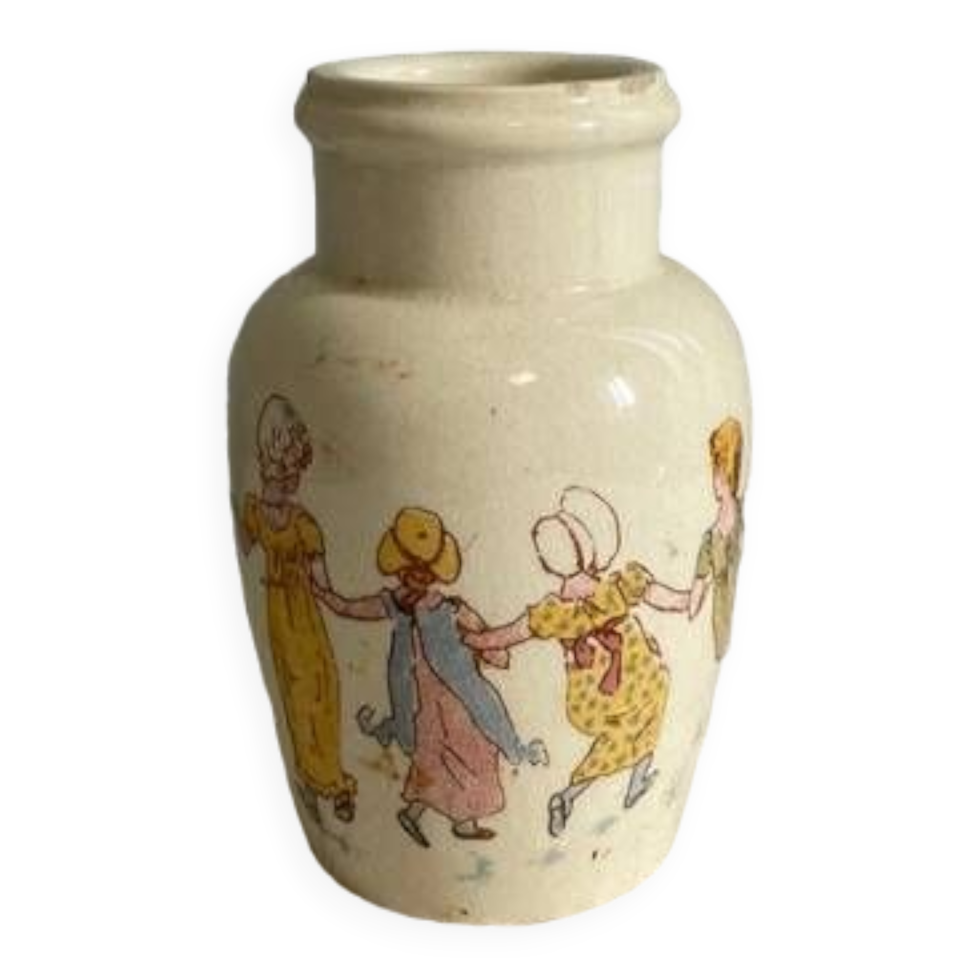 Sarreguemines vase