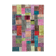 Handwoven anatolian contemporary 202 cm x 301 cm multicolor patchwork carpet