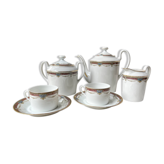 UML France Vintage Porcelain Tea Coffee Set for 2 People