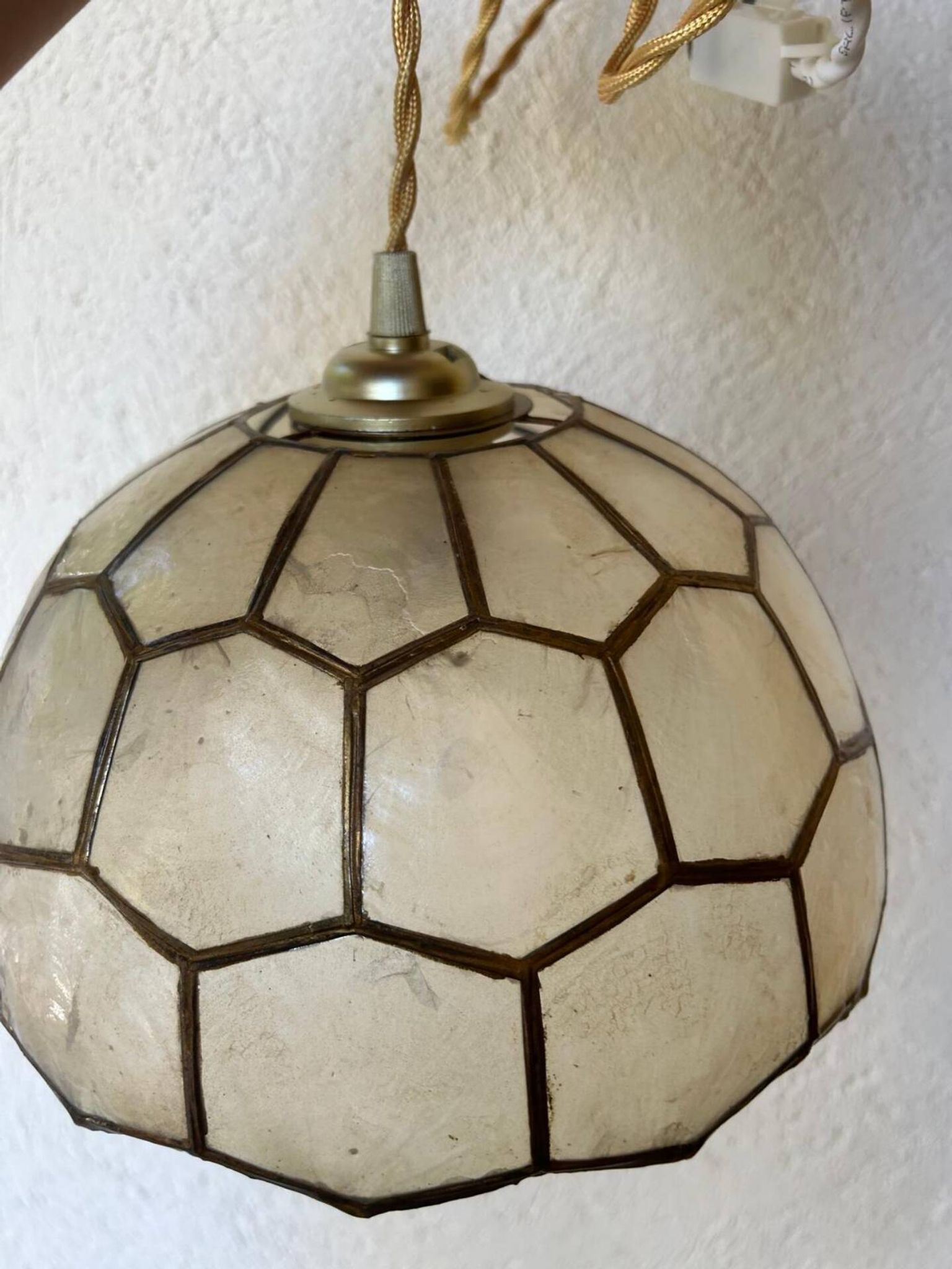 Suspension en nacre vintage