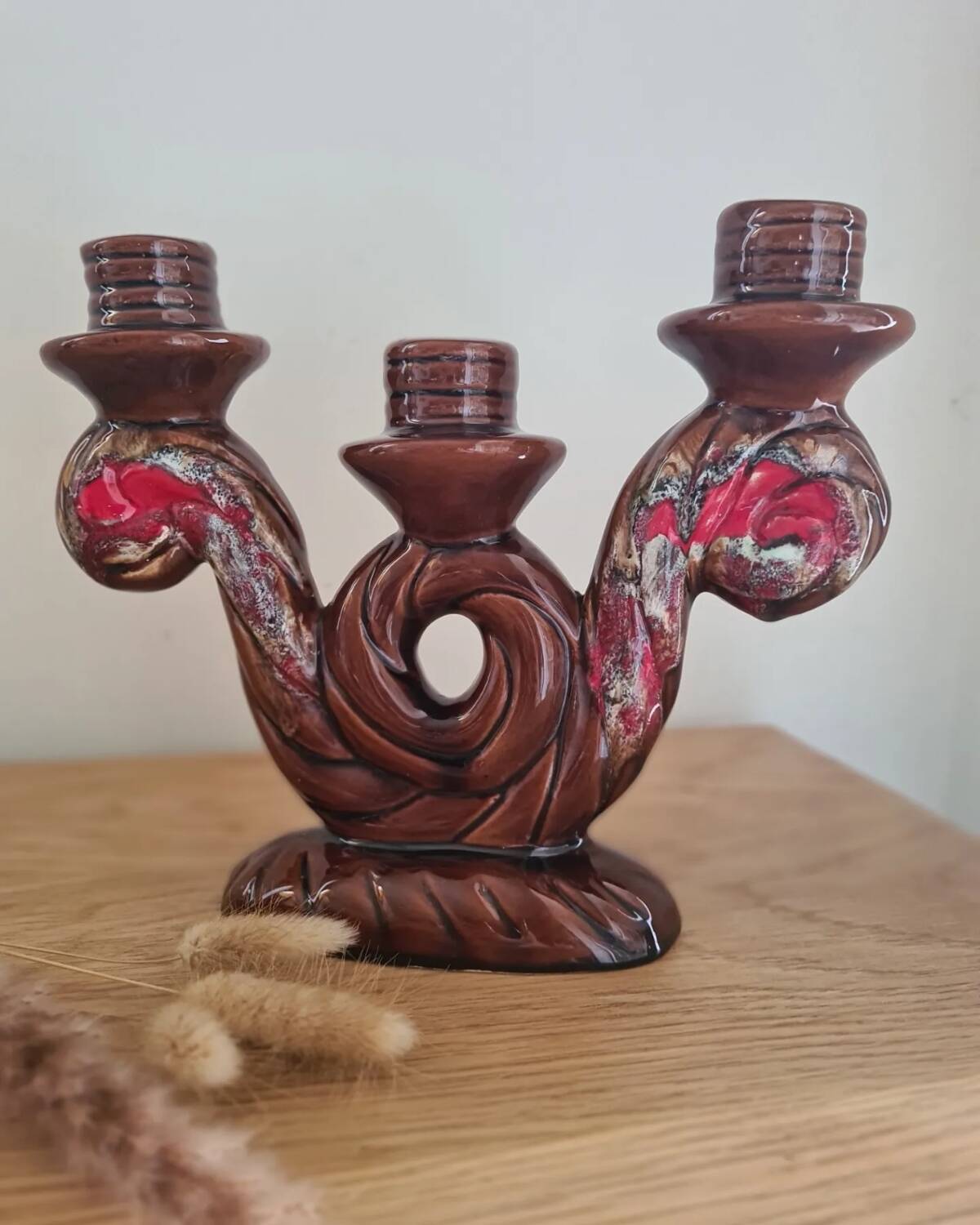 Vallauris 3-branched candle holder