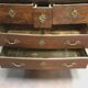 Louis XV curved chest of drawers in solid walnut Period 18th century