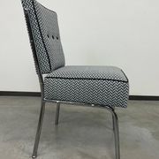 Mid-century tubular steel chair by Jozsef Peresztegi