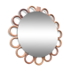Mirror rattan 22x22cm