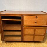 Mid-Century Retro Vintage Teak Record & Music Cabinet by Parker Knoll 1970