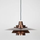 Danish vintage pendant lamp Superlight by David Mogensen, 1980s