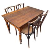 19th century oak bistro table