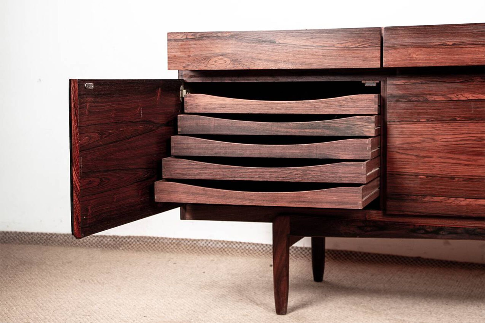 Danish Enfilade in Rosewood, model FA 66, Ib Kofod-Larsen for Faarup.