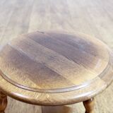 Pedestal with solid wood, plant holder