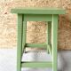 Tabouret d’atelier carré