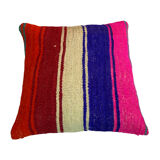 Vintage turkish kilim cushion cover 40 x 40 cm