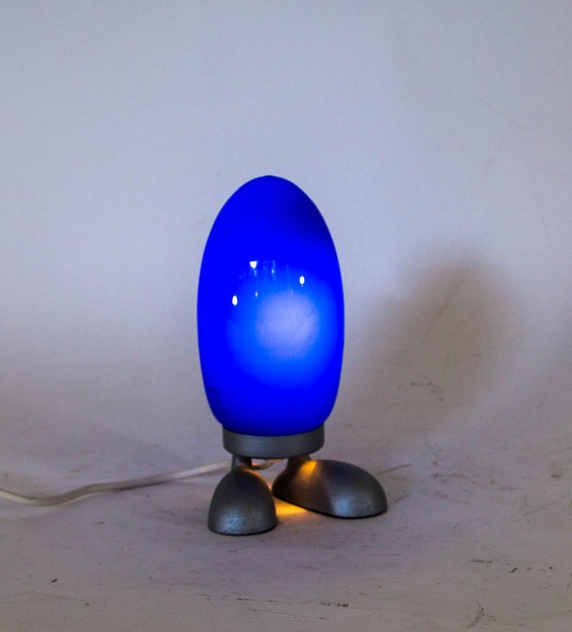 Set of 3 lamps egg red white and blue Ikea 80s