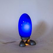 Set of 3 lamps egg red white and blue Ikea 80s