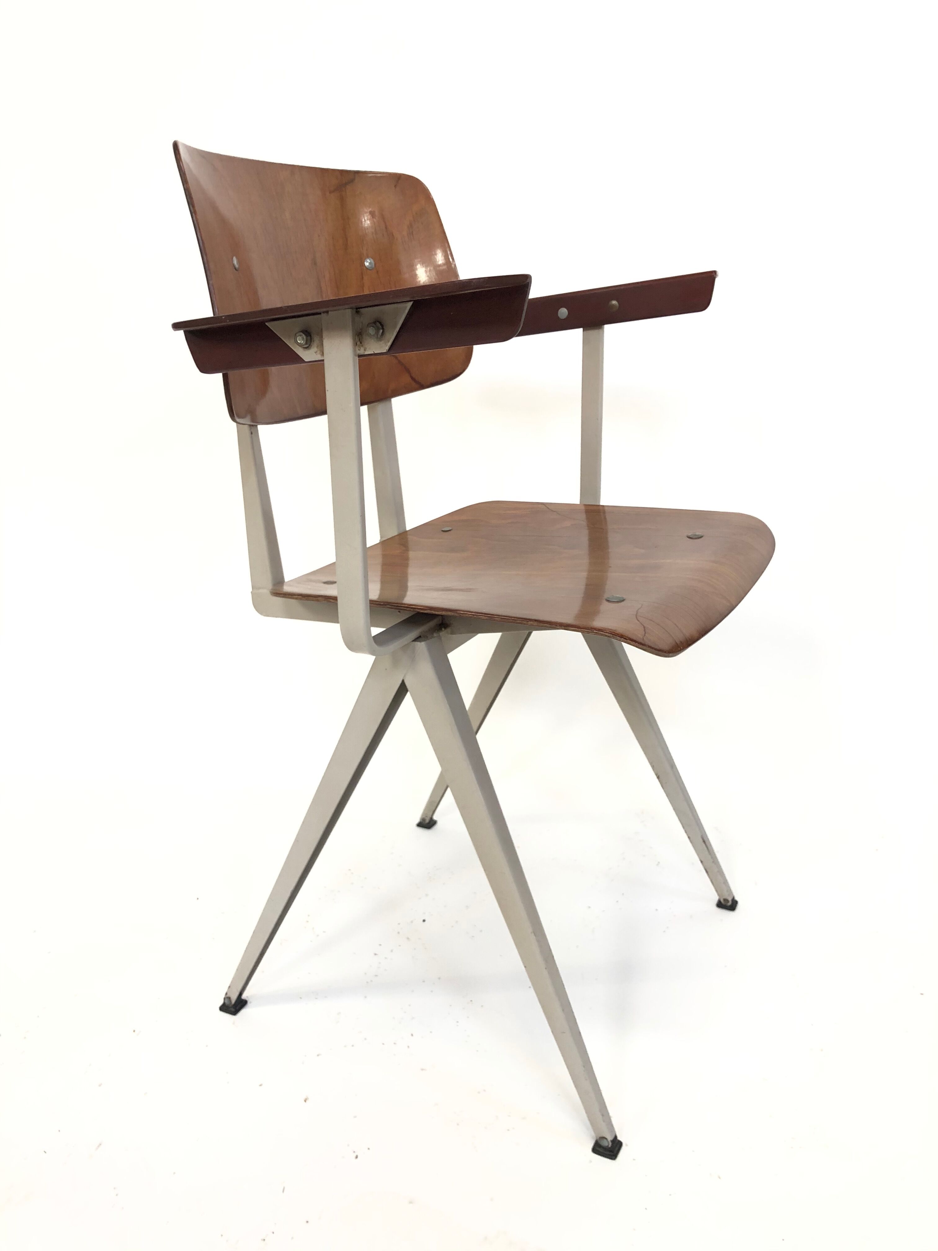 Vintage Galvanitas S16 chair with armrests, 1960 Netherlands