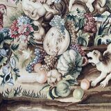 Handmade aubusson vintage tapestry 116x149 cm