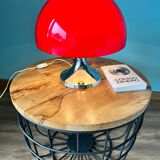 Red mushroom lamp from the 1970s