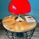 Lampe champignon rouge des années 1970