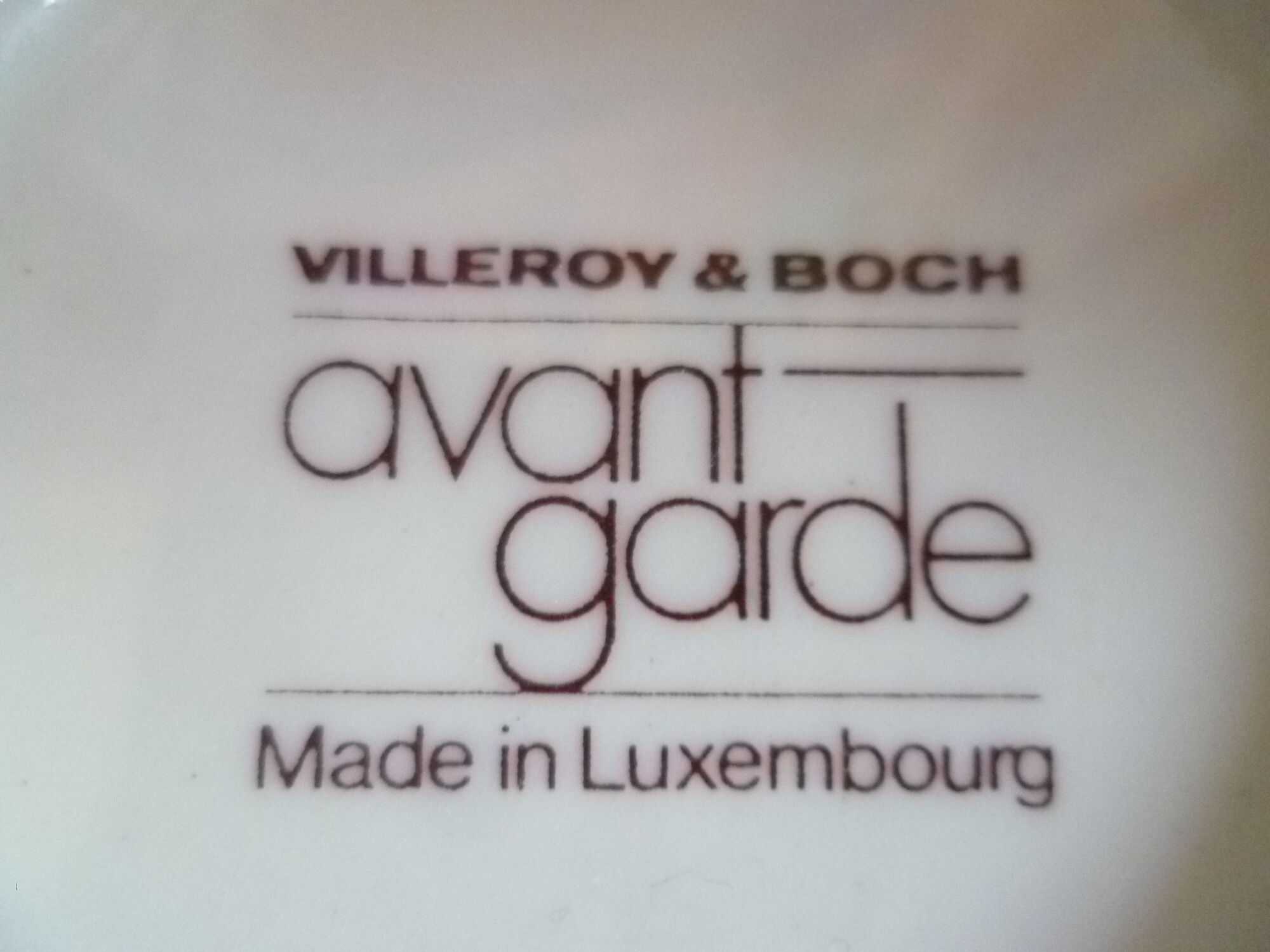 4 cups Villeroy and Boch model Vanguard vintage 70
