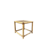 Table basse carrée en rotin