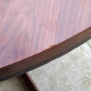 Vintage style BAUMANN table with Scandinavian central leg.