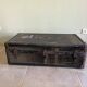 Large travel trunk from the early 20th century.