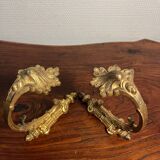 Bronze curtain tieback hook