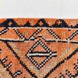 3x13 Faded Orange Vintage Runner Rug, 87x383Cm SK 23482