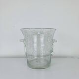 Vintage Biot bubble glass ice bucket