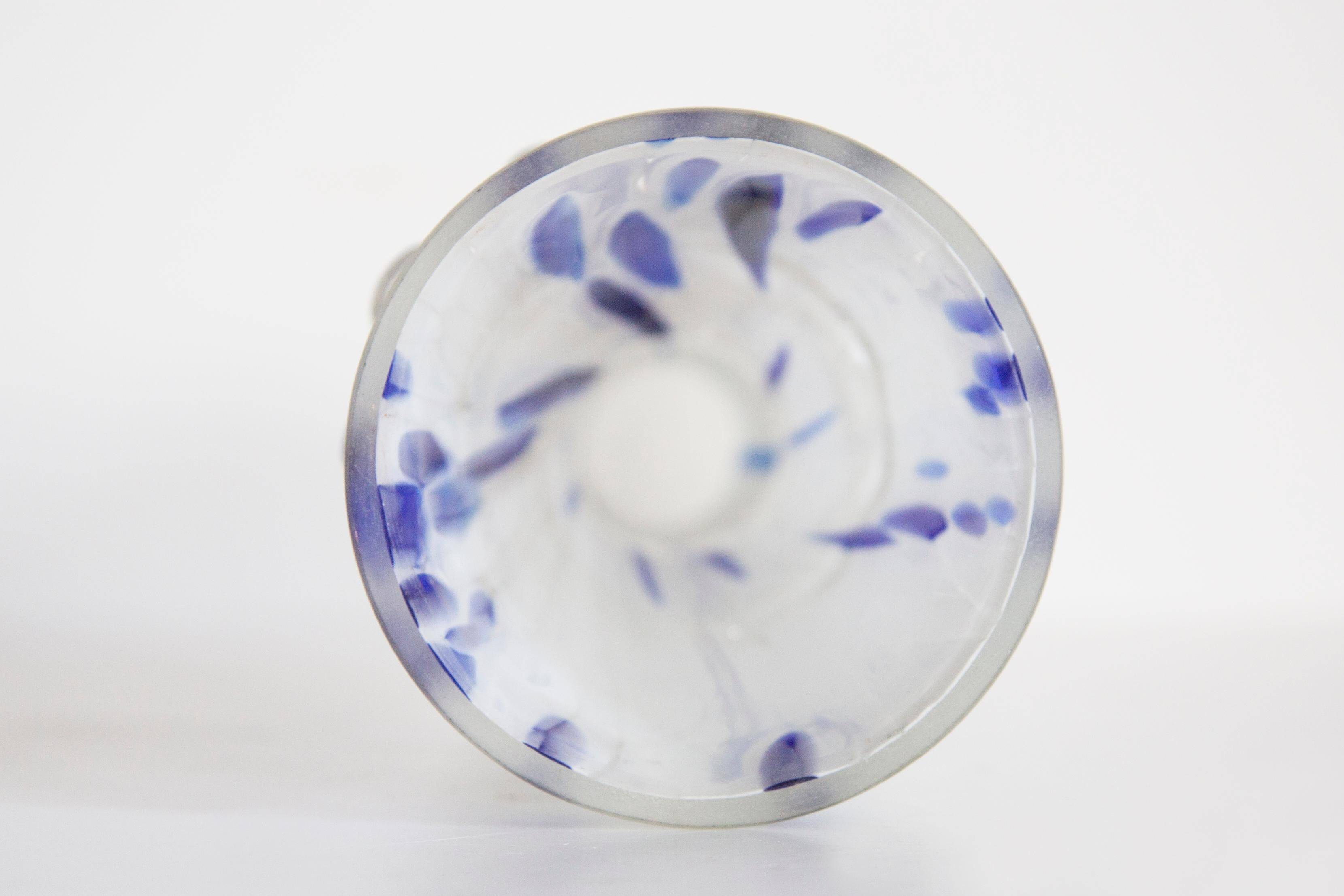 "SCARF" VASE in Vintage Murano Glass Mid-Century
