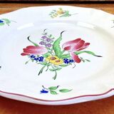 6 old Luneville flat plates, Réverbère model