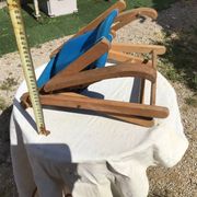 Petit fauteuil d’enfant en toile pliant plage camping