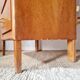 Commode vintage années 50 en bois – 4 tiroirs – pieds compas