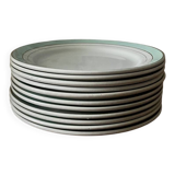 Set of 11 Luneville Epinay dessert plates