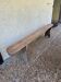 Old oak farmhouse bench measuring 230 cm