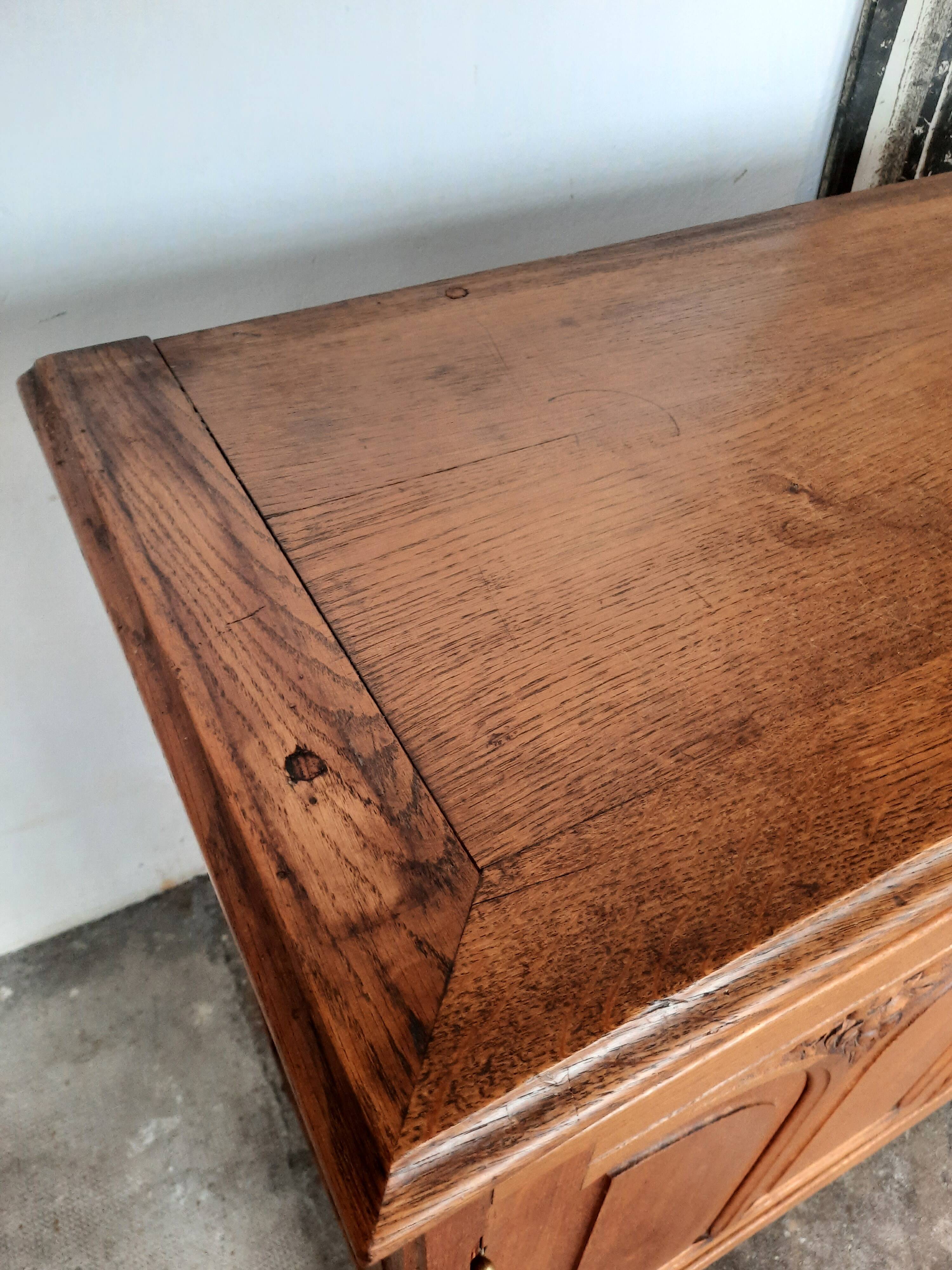Parisian oak sideboard