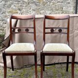 5 Mahogany Chairs