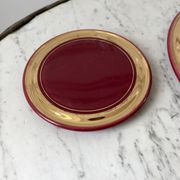 Art Deco set wine lees color 30s