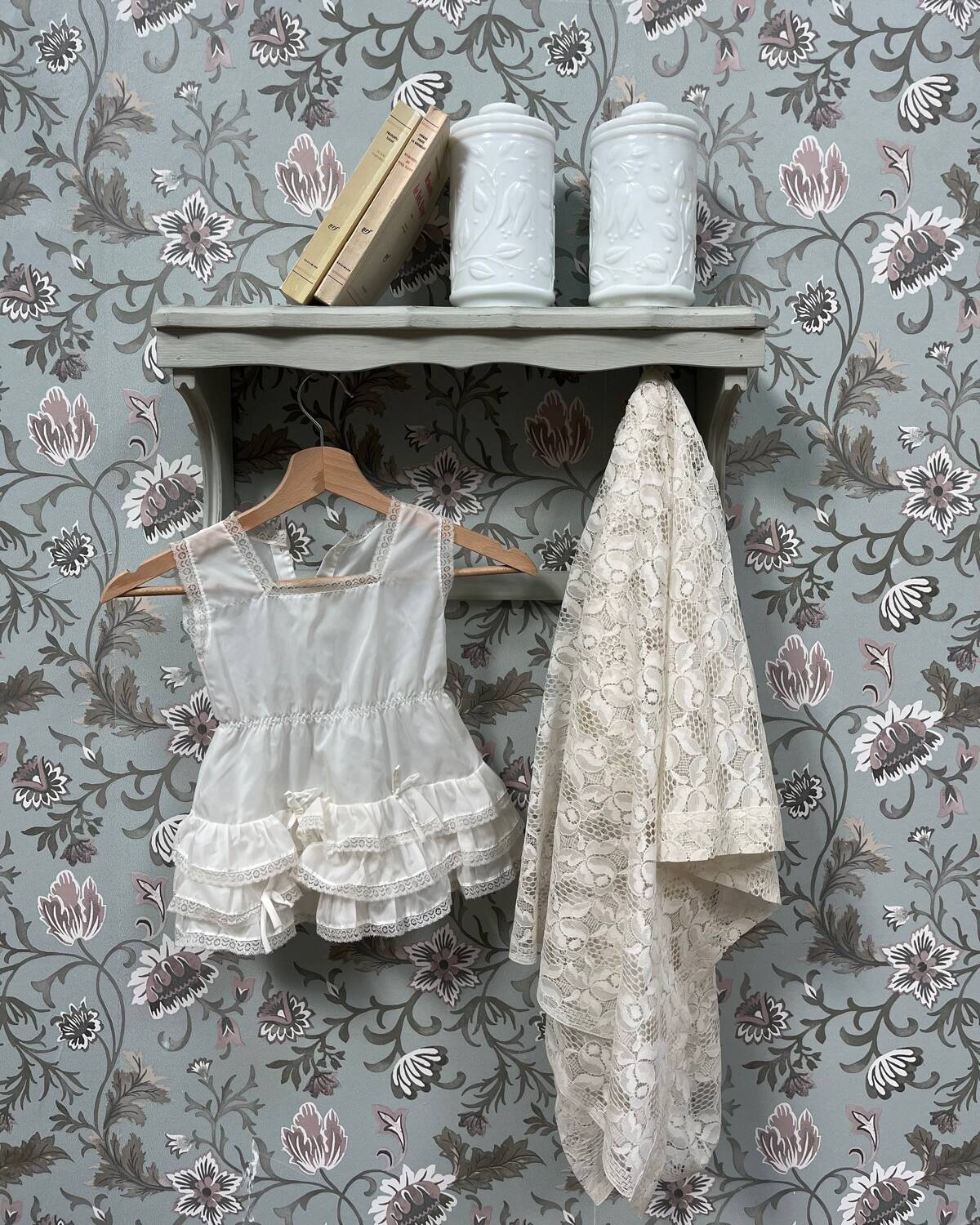 Vintage patinated shelf