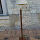Floor lamp, vintage 80's reading light in elm burrier style, designed by robert de schuytener