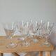 Set of 7 Baccarat Côte d'Azur wine glasses