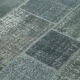 Handmade oriental contemporary 171 cm x 243 cm grey patchwork rug