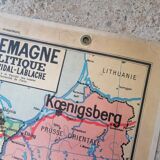 Old Vidal Lablache school map of Germany n°27.