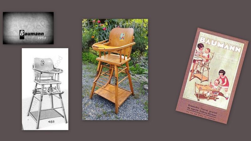 High chair child Baumann 50s