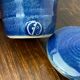 Glazed ceramic candy dish