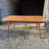 Dining table vintage compass legs