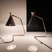 Pair of Italian "cocotte" lamps, 1950s design.