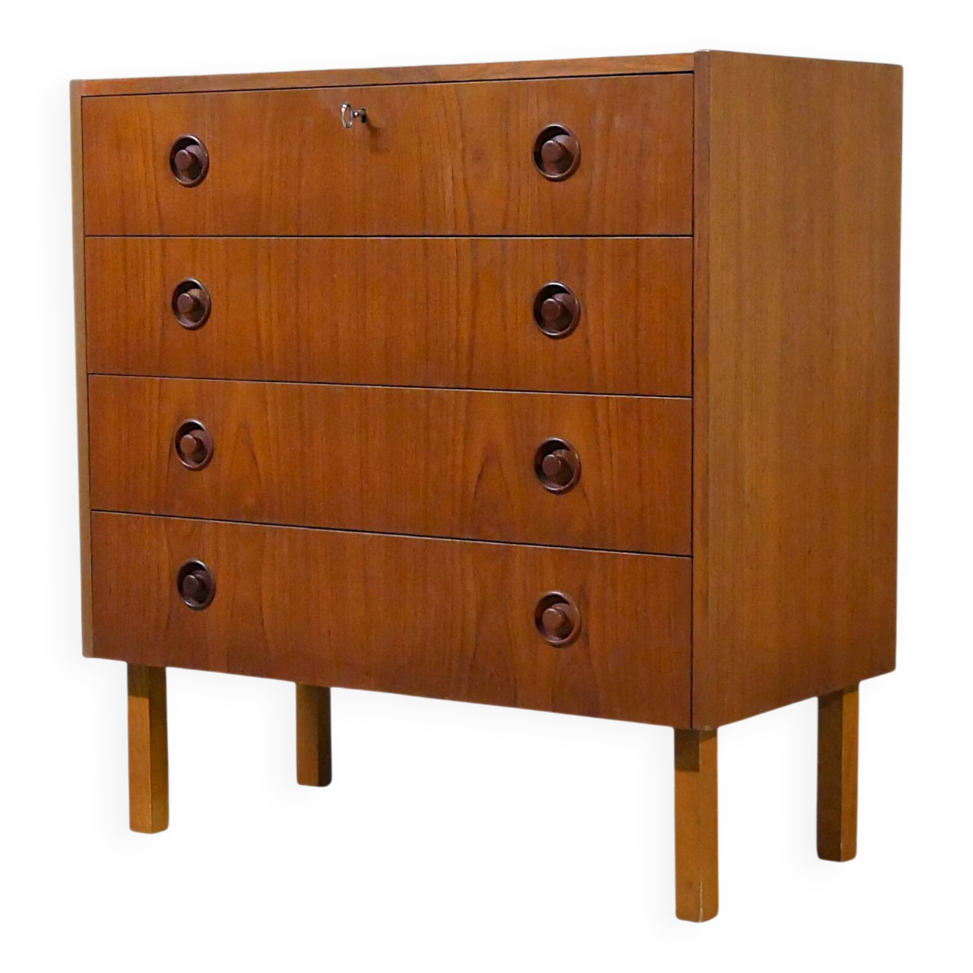 Danish teak chest of drawers - Vintage 1960