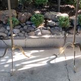 Pair of tripod lampposts 1960